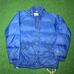 Vintage 70s Down Filled Puffer Coat, Gerry Brand Jacket, Hypebeast Winter Large